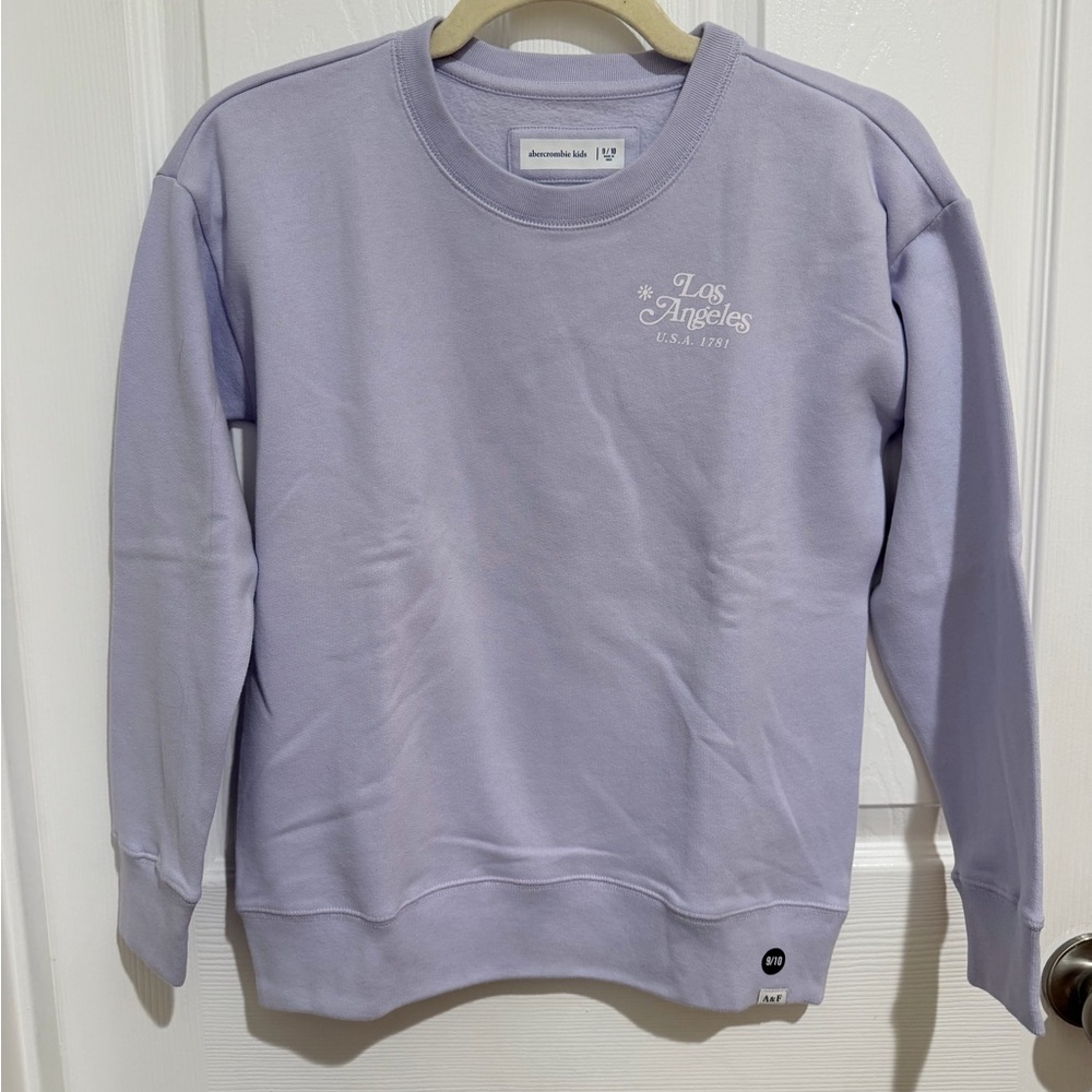 Abercrombie Kids Light Purple Crewneck Sweater